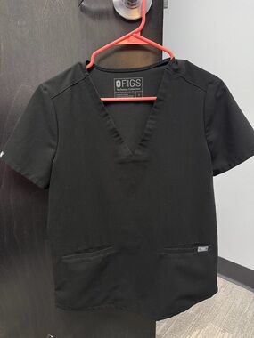 Black Figs Scrub Top